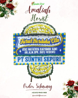 Papan Bunga Duka di Kalitimbang